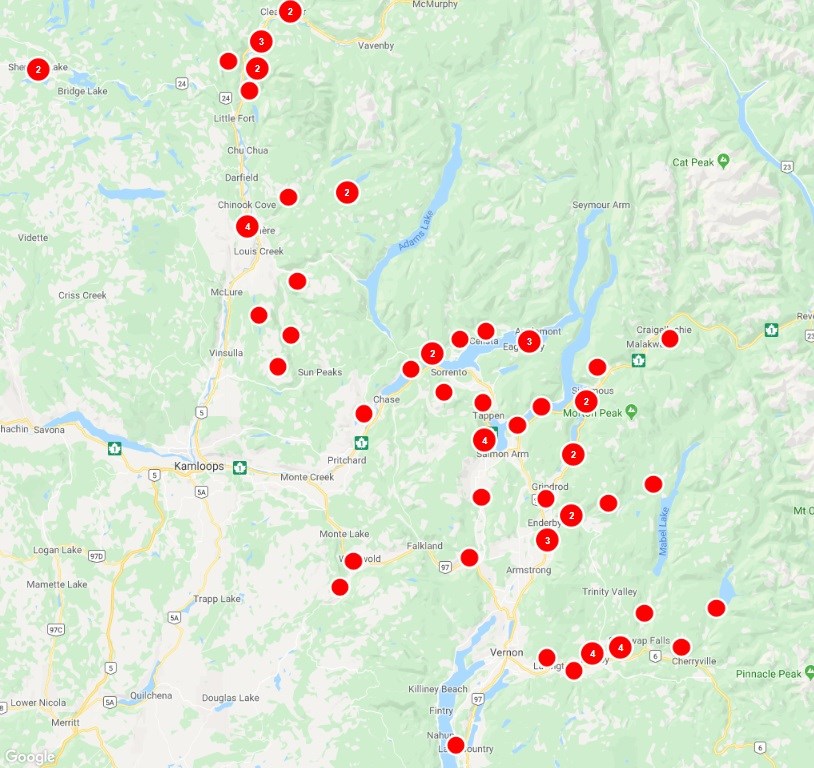 Bc Hydro Working To Restore Power To Thompson Shuswap
