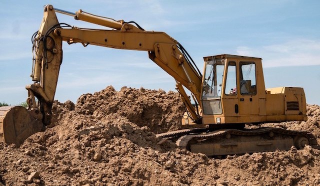 excavator-stock