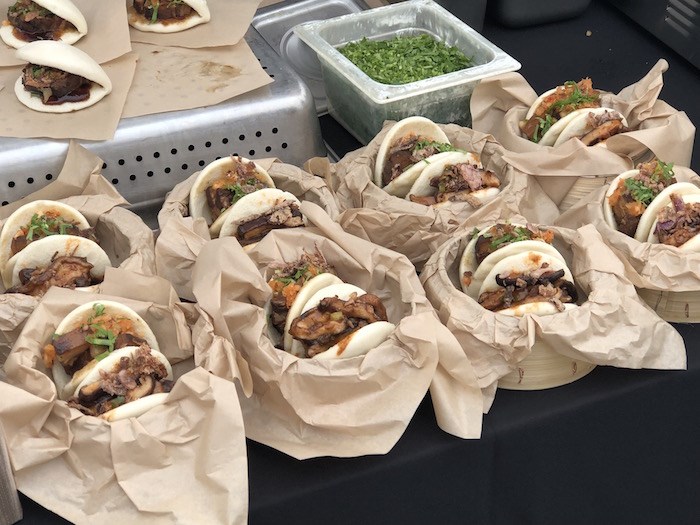 Pork belly and shitake musroom bao buns from Heritage Asian Eatery. (via Lindsay William-Ross)