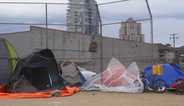 homeless camp