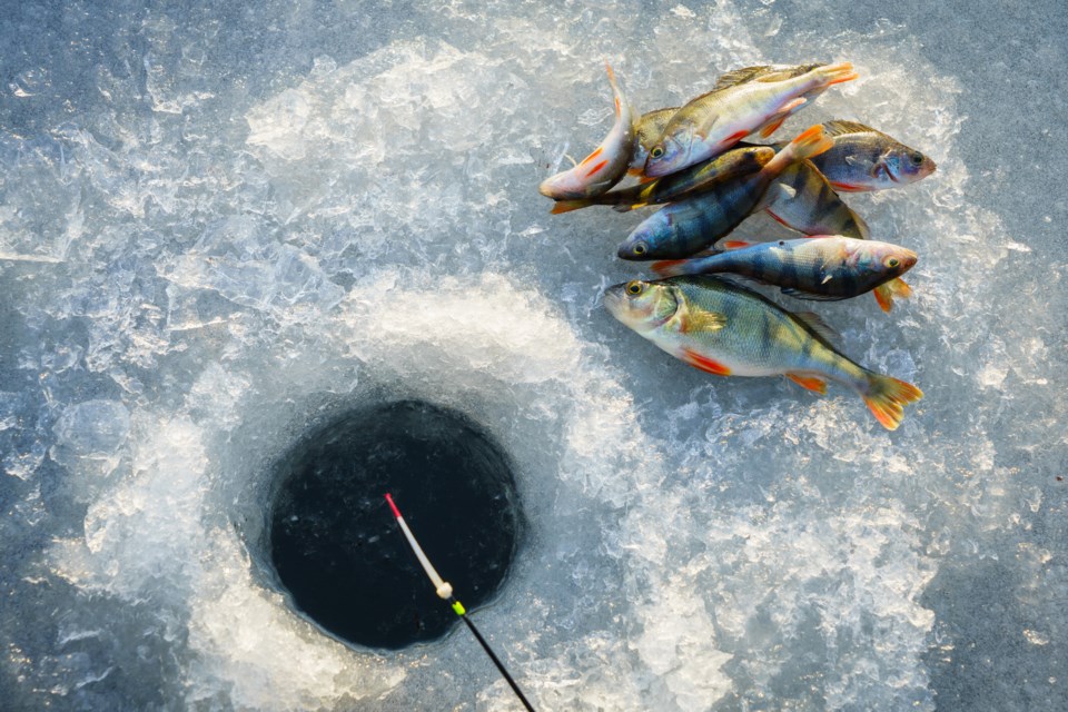 ice fishing