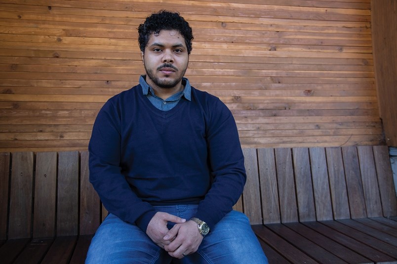 Muslim student Mohammed Alshuaibi talks about his experience when he witnessed the video of the mass shooting that occurred last month in New Zealand. (via Mathilda de Villiers/North Shore News)