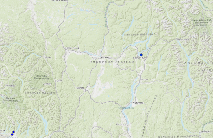 SalmonArmEarthQuake