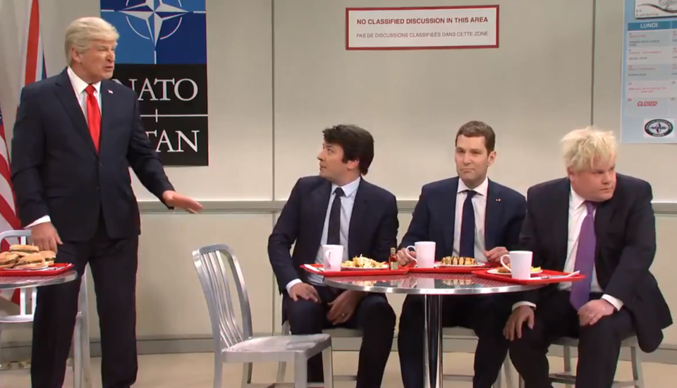 TudeauTrumpSNL