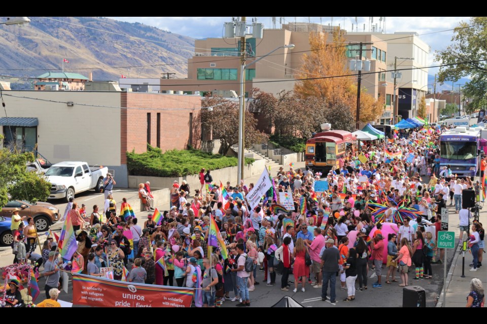 The gathering of the marchers. (via Brendan Kergin)