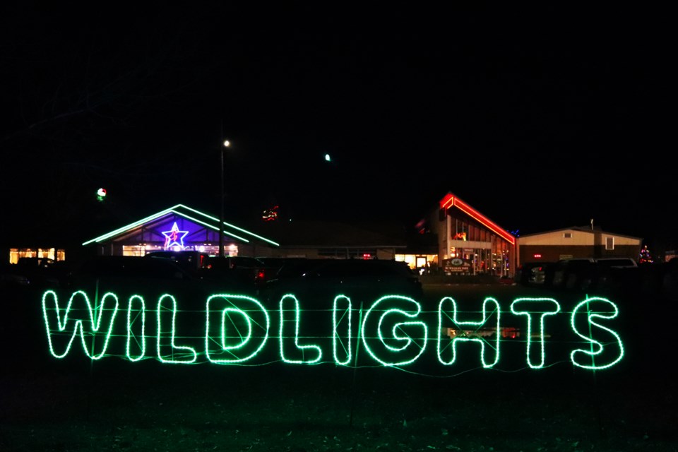 The BC Wildlife Park's Wildights opened on Dec. 13 and runs until Jan. 5, 2020. (via Eric Thompson)