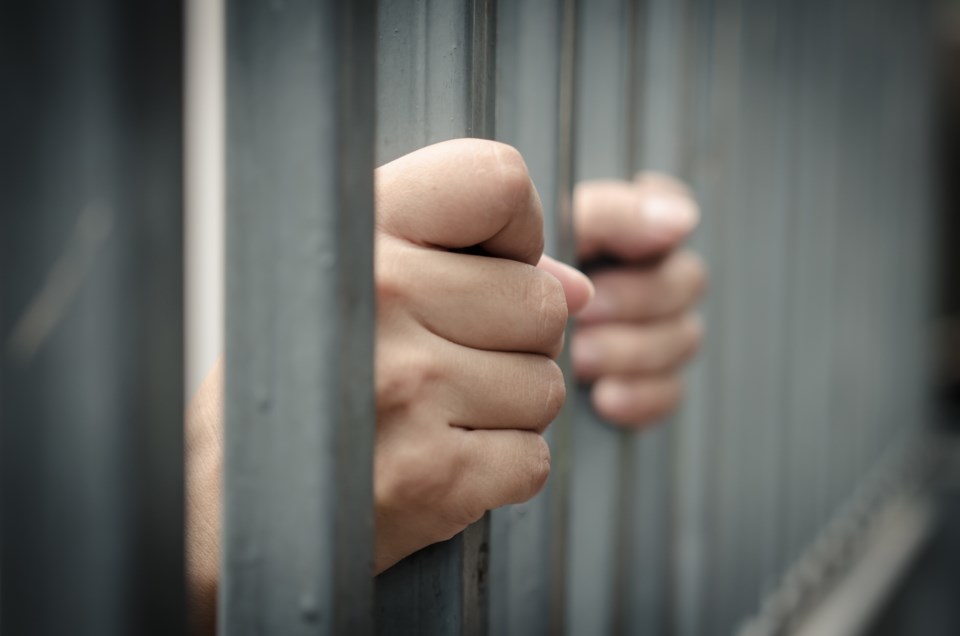 behind bars