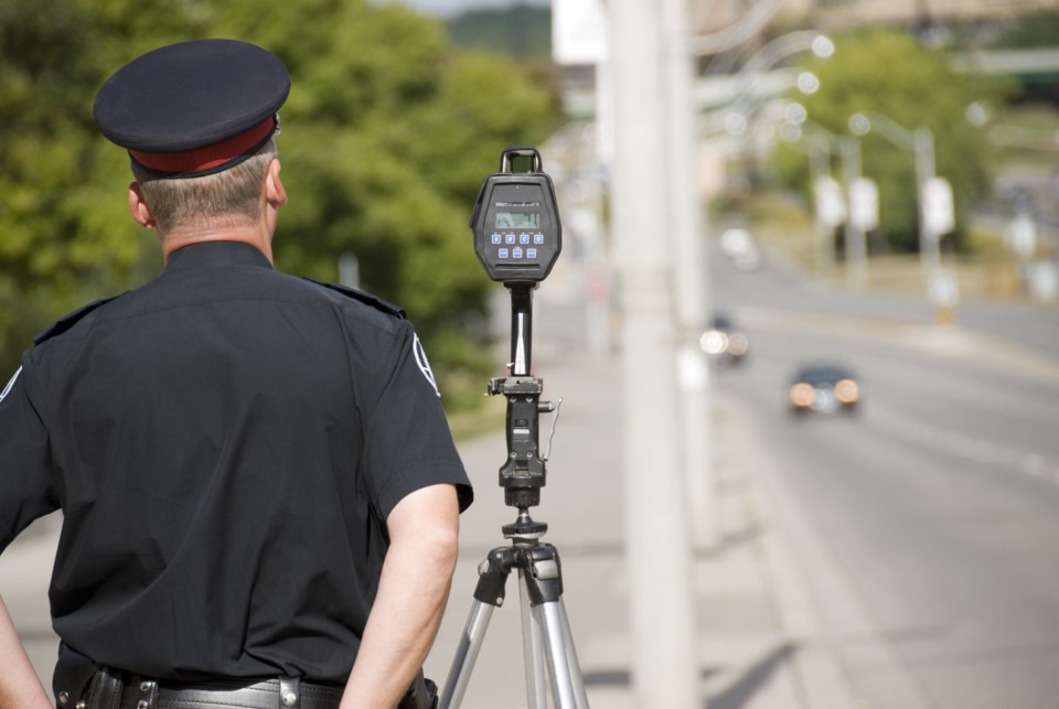 police radar gun