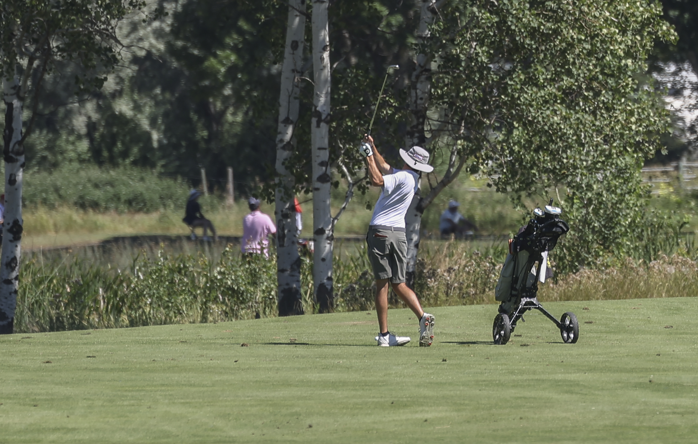 Turner in action at Canadian Junior Boys Golf Championships