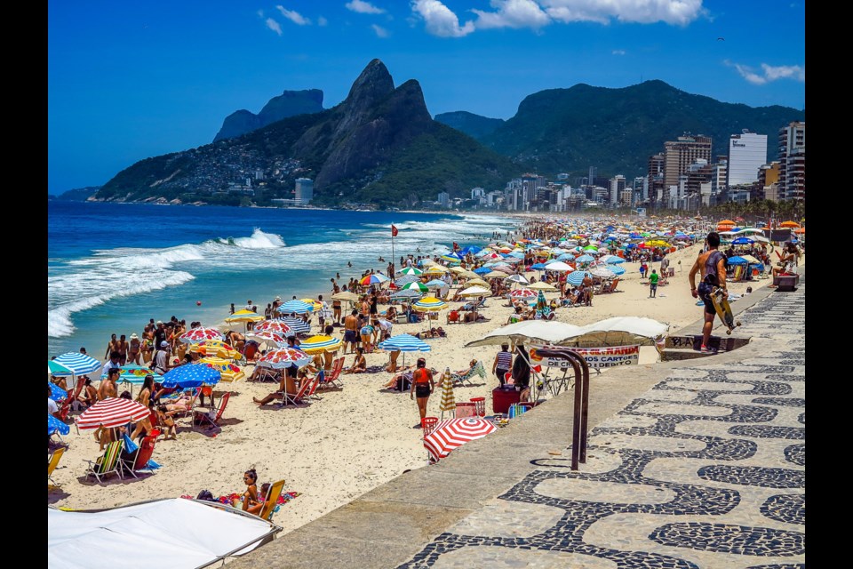 Beautiful Ipanema Beach is the perfect setting for ocean dips and sunbathing. It provides a blend of experiences with locals and tourists alike .