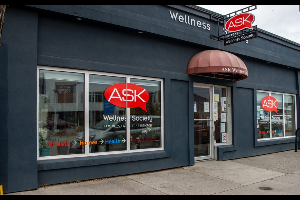 ASK Wellness Society's office in Kamloops is at 433 Tranquille Rd. in North Kamloops.