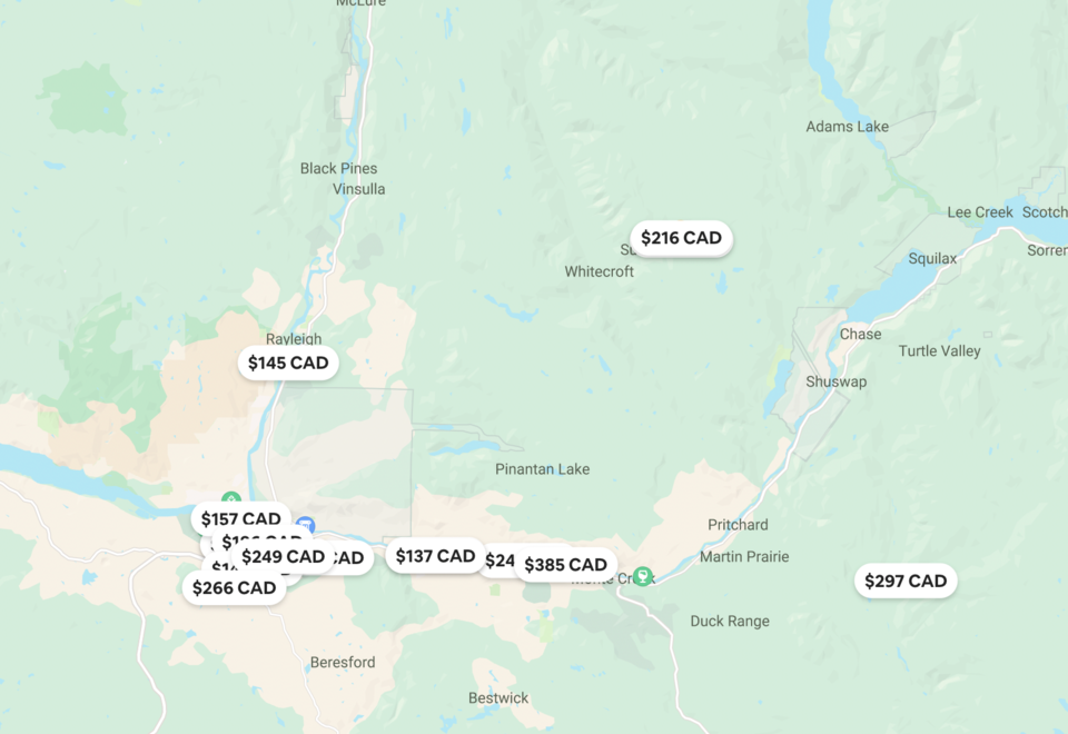 places to stay between jasper and kamloops newspaper