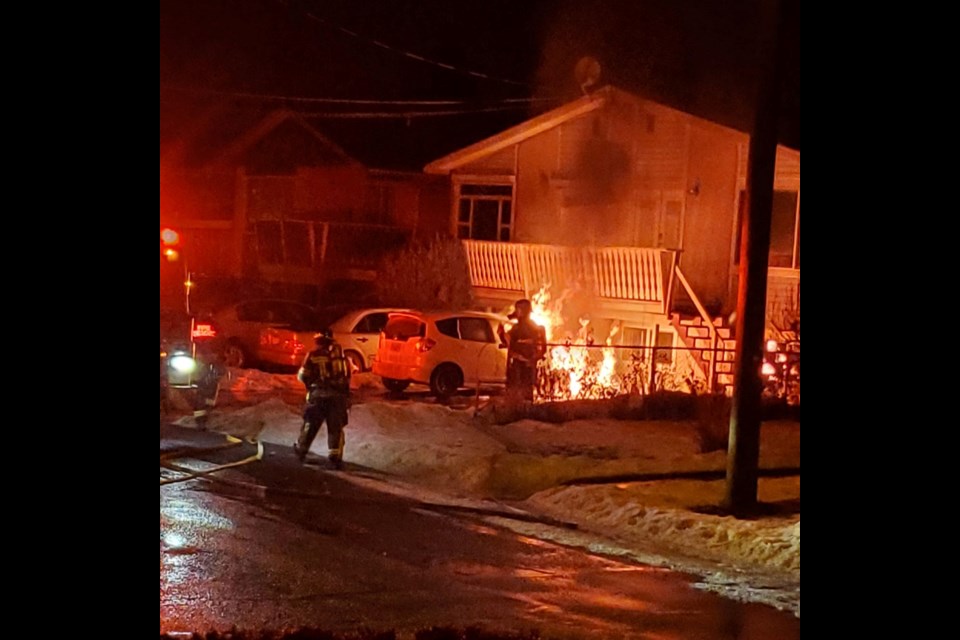 Firefighters responded at 11 p.m. on Monday, Jan. 17, in the driveway of a Linden Avenue home, making quick work of the flames, which were contained to the vehicles engine compartment. 