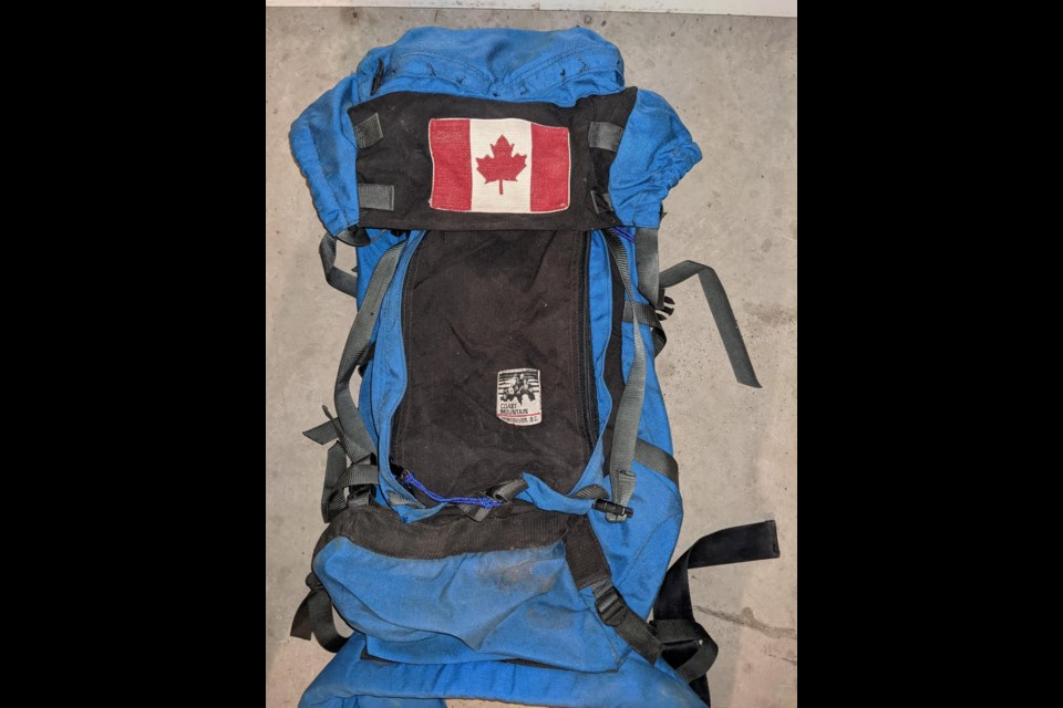 The Maple Leaf, a backpack and a world to explore.