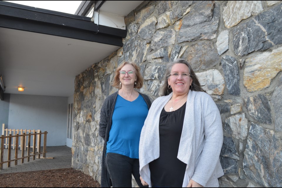 Shelly Utz (left) lead pastor for the Kamloops Free Methodist Church and Connie Alger, part-time director of neighbourhood engagement, are looking to help Brocklehurst residents connect.