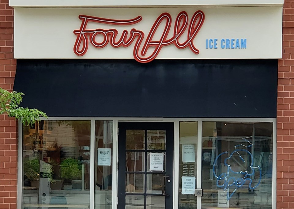 Four All Ice Cream Storefront 2