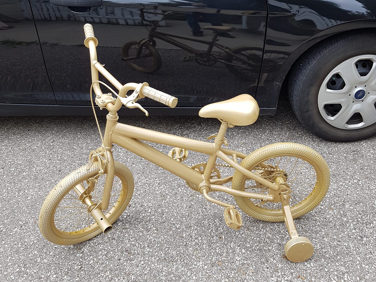 gold bike