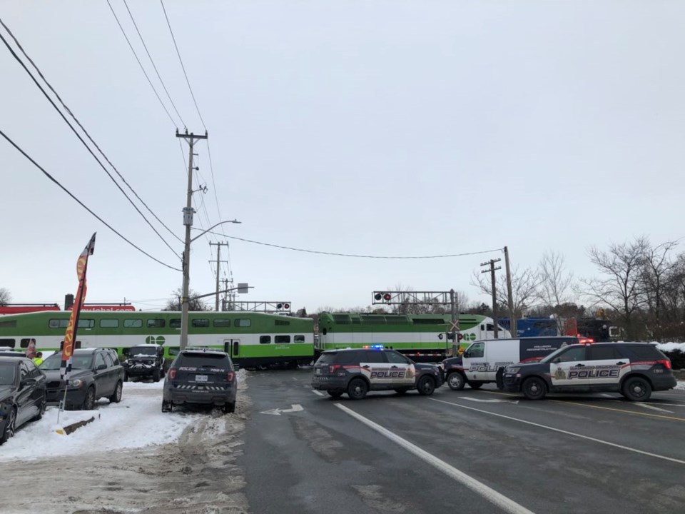 Train and pedestrian collision November 13 2019