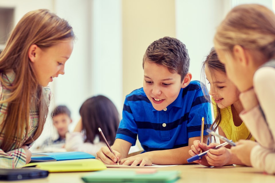 Kids in classroom