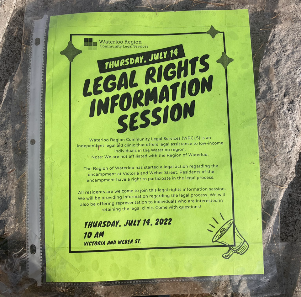 encampment legal info session