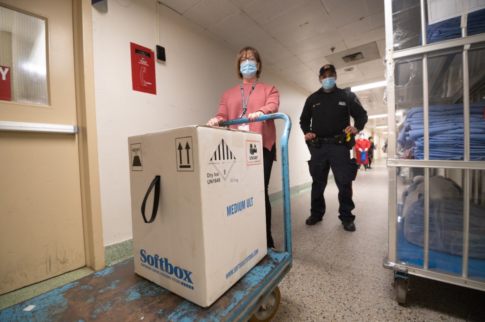 COVID vaccine arrives in Waterloo Region