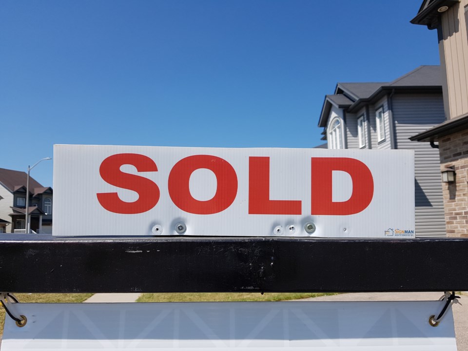 Home sold sign