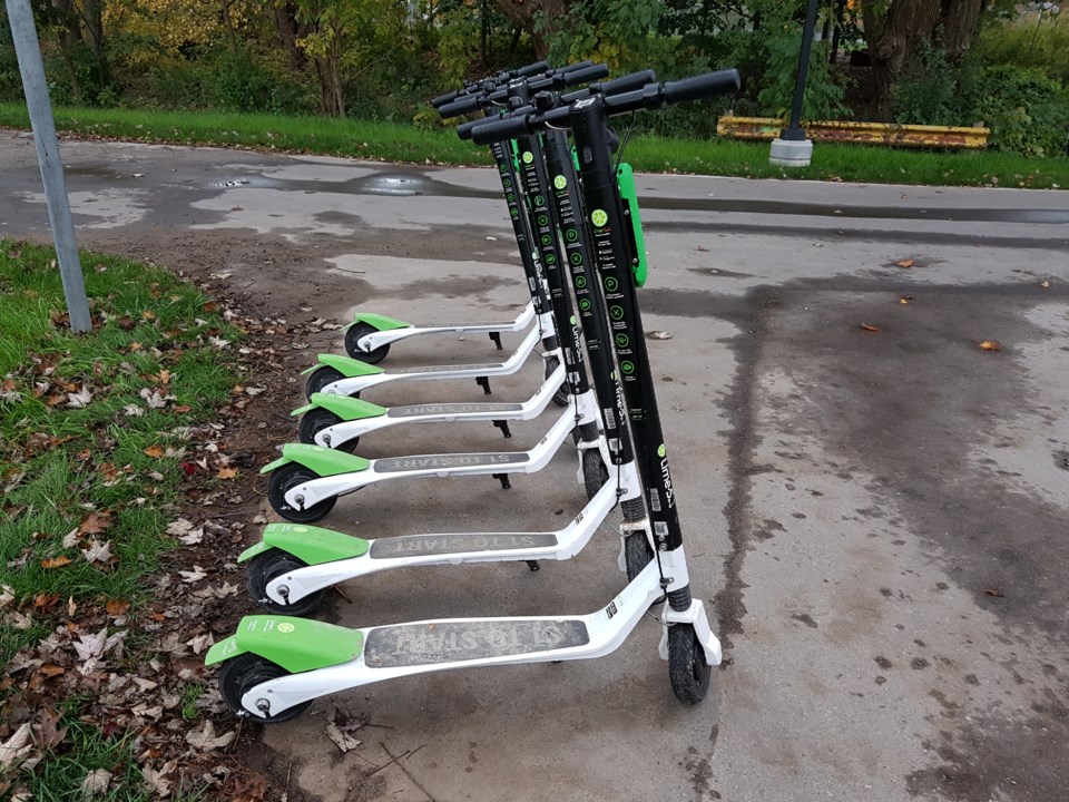 Lime scooters