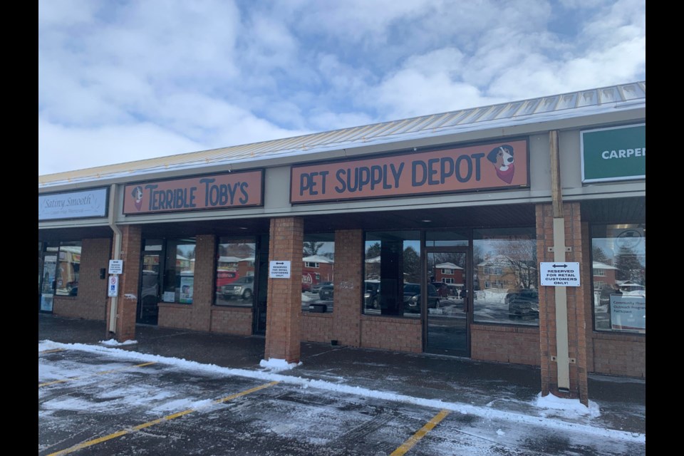 Terrible Toby's Pet Supply Depot opened on Saturday, located at 501 Krug St. in Kitchener
