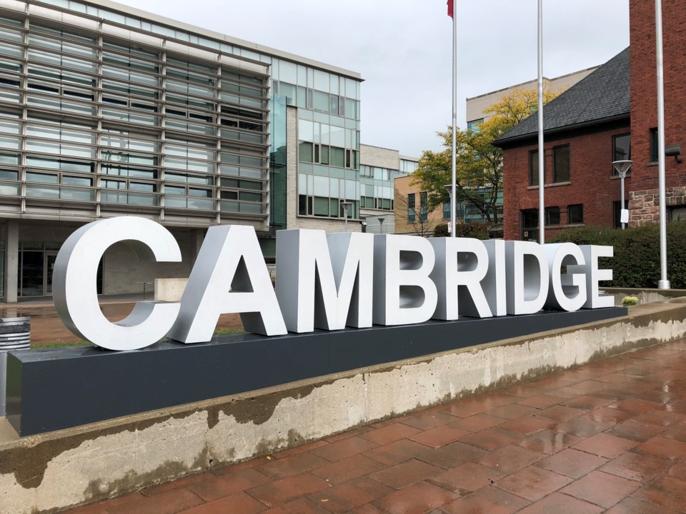 Cambridge City Hall sign 2