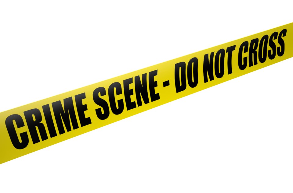 Police crime scene tape