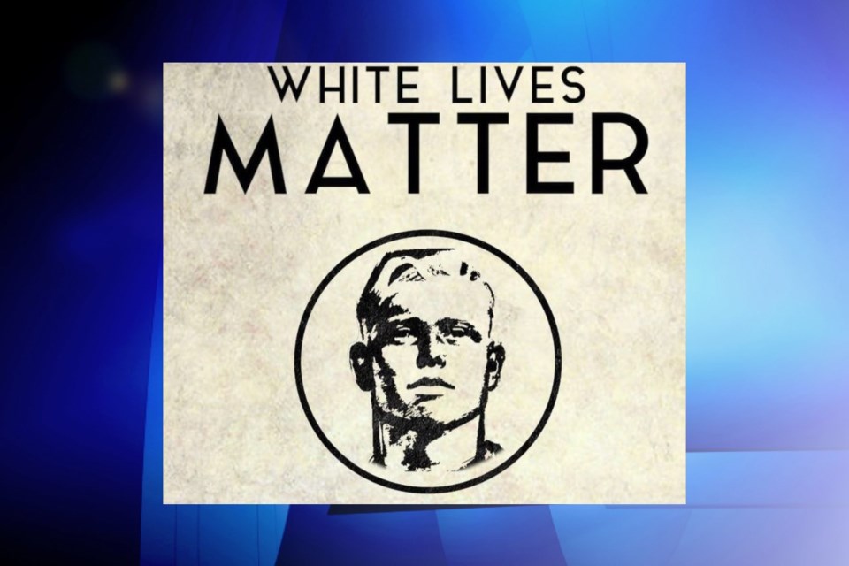 white lives matter poster