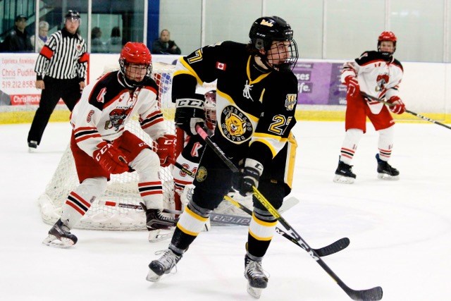 Waterloo Wolves winger Evan Klein, as seen in this submitted photo, was taken 75th overall by the Saginaw Spirit in the 2020 OHL Draft.