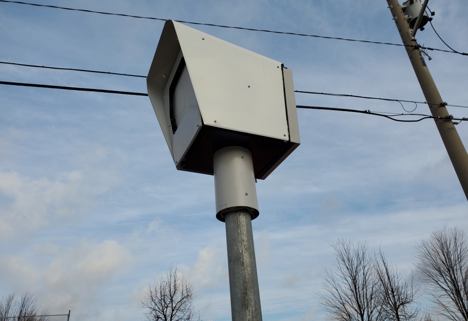 Automated speed enforcement camera