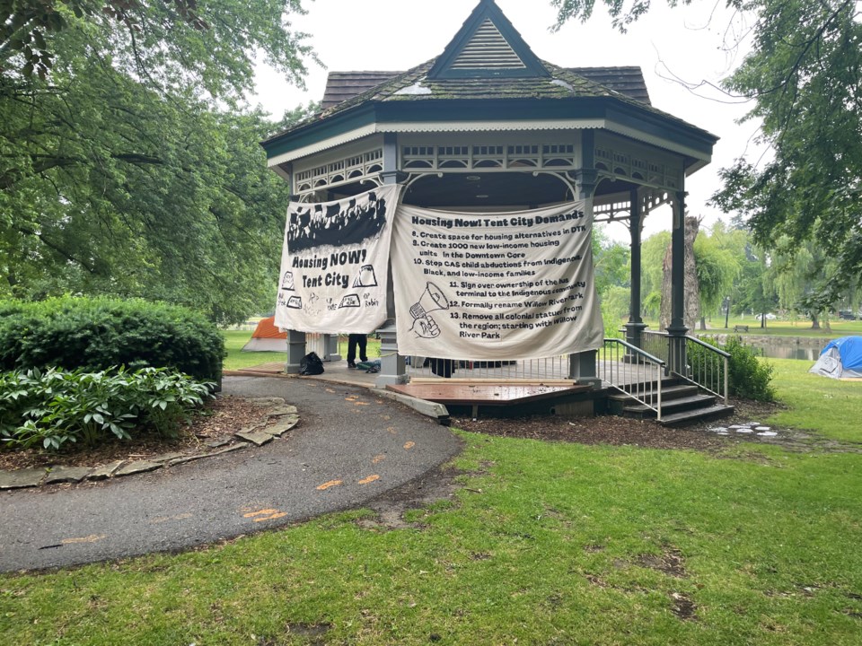 Victoria Park tent city