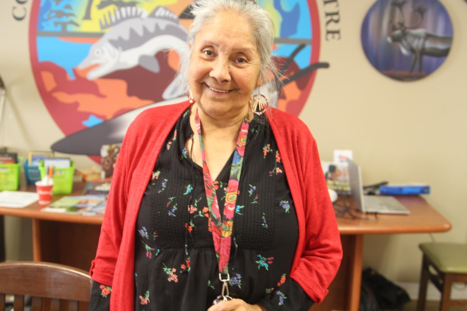 Lynda Minoose, Language and Culture Director with Cold Lake First Nations frequents the soup and bannock lunch every Thursday at the Cold Lake Friendship Centre.