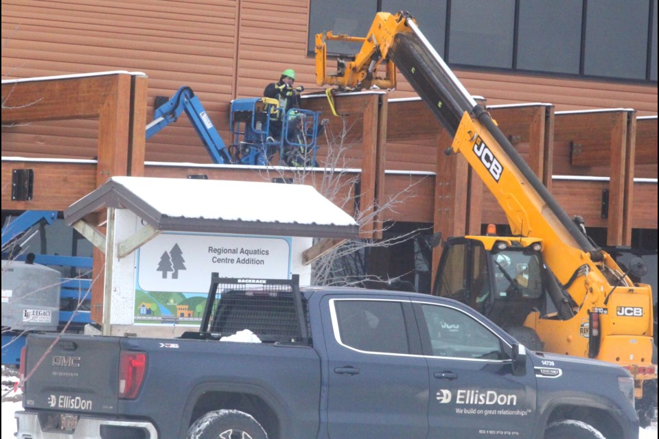 Work began this week on prepping the Bold Center for the new aquatic centre construction project. Parts of the "early work" of the $46 million project will see access and traffic disruptions around the 200,000 square foot Bold Center complex.