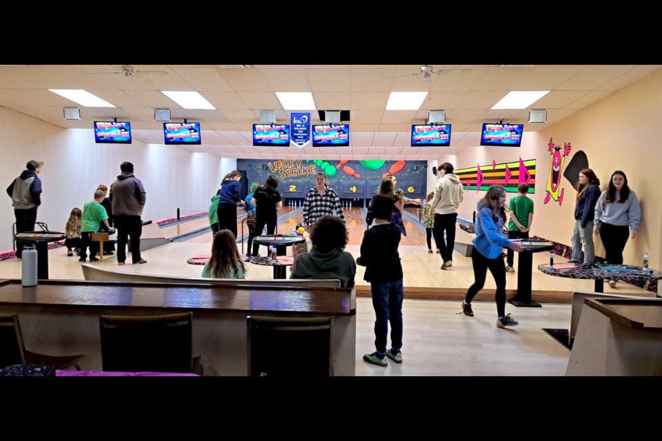The 2023 Bowl for Kids Sake event, at Lucky Strike Bowling Alley in Lac La Biche. Submitted photo. 