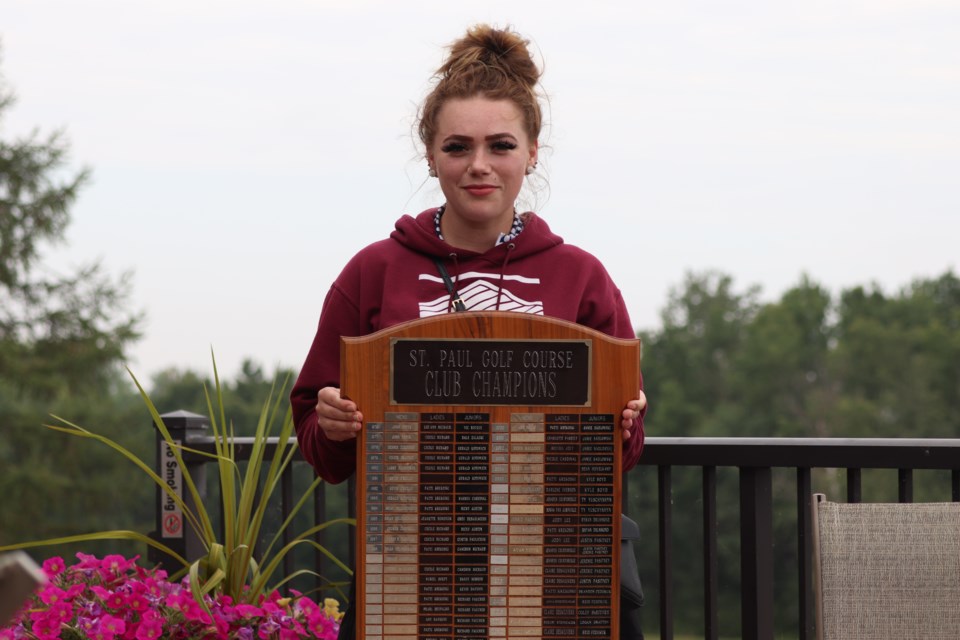 Brooke Steinhauer wins Ladies Division at the St. Paul Golf Course's Aug. 21 Club Championship.