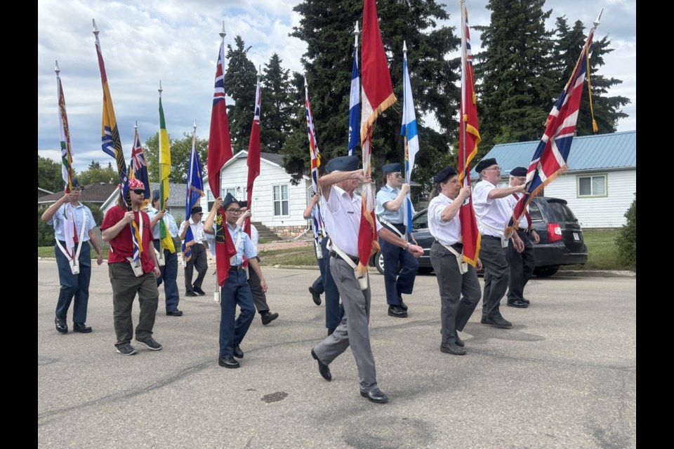 Cadets marched to start off the Cold Lake Canada Day parade.

Photo: Chantel Downes