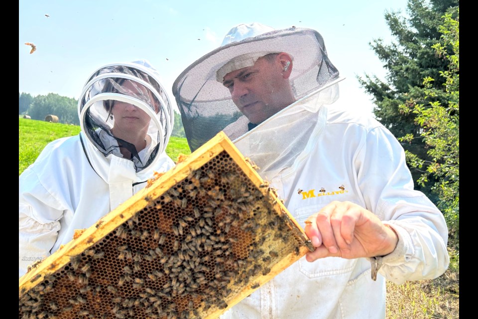 Joanne and Rob Wicker of Christy Creek Honey in Lac La Biche. Submitted photo   