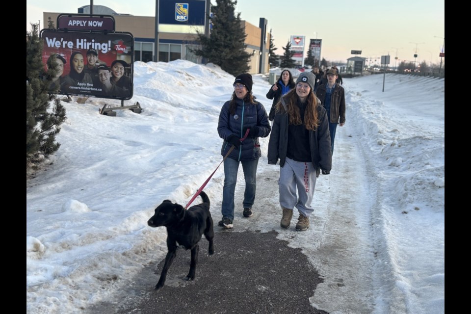 Some participants even brought their dogs along, making the Coldest Night walk a fun event for both people and pets.