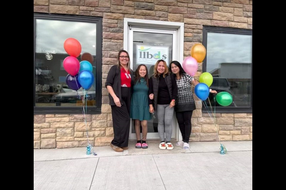 Lac La Biche Disabilities Services (LLBDS) staff from left to right: Janessa Quintal, Rosalie Ekeberg, Maresa Cayabyab and Jennifer Silla. Photo supplied. 