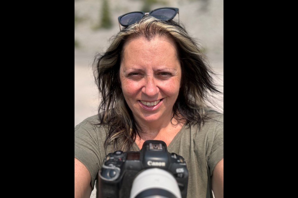 Donna Feledichuk with her camera. Photo supplied. 
