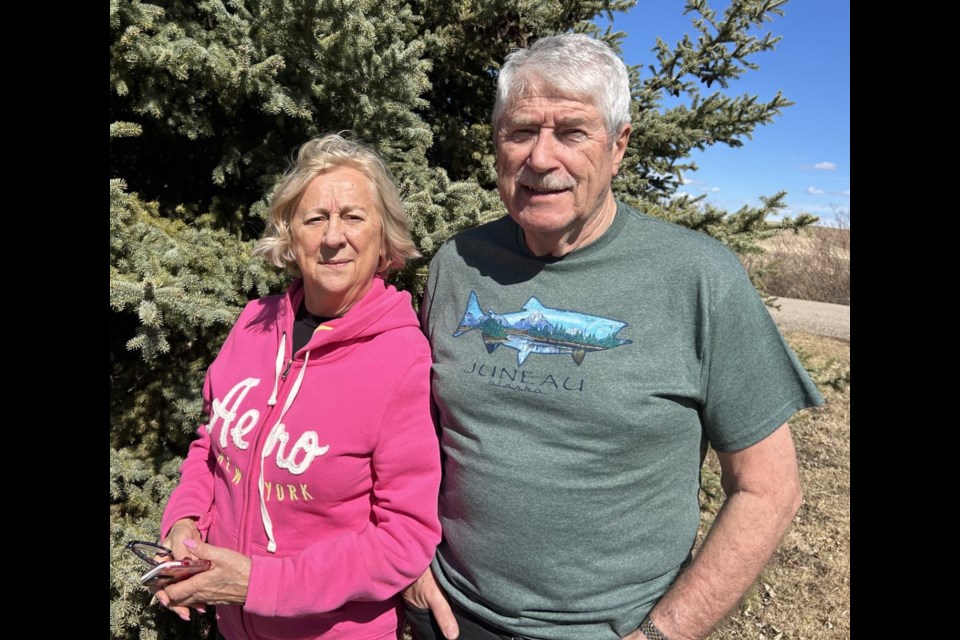Ed and Thelma Watrich, retired schoolteachers from the Glendon area, have been actively involved with volunteering in their community for several decades. Submitted photo. 
