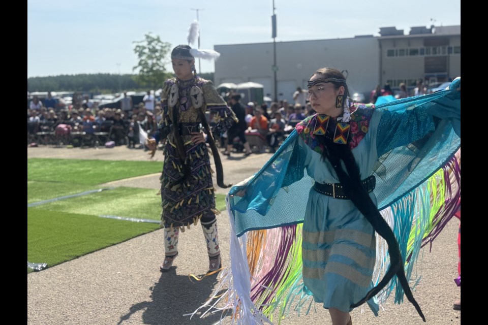 Traditional dances took stage at the Casino Dene parking lot in Cold Lake in celebration of National Indigenous Day.

Photo: Chantel Downes