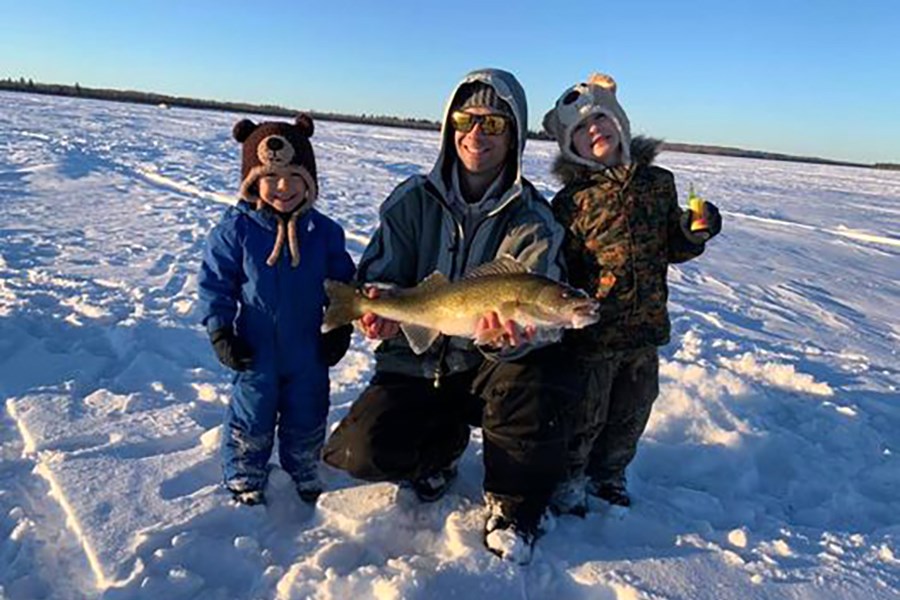 The Bedard family shows off a recent catch. Photo supplied.