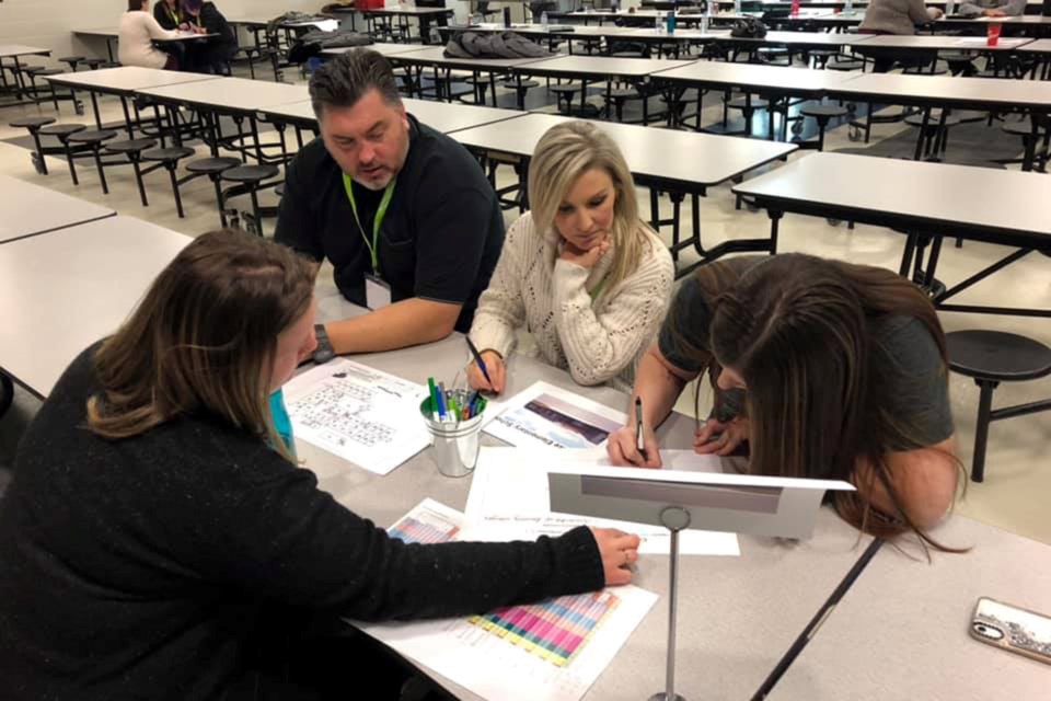 The Cold Lake Configuration Committee had their second meeting at Cold Lake High School on Feb. 4. Photo submitted. 