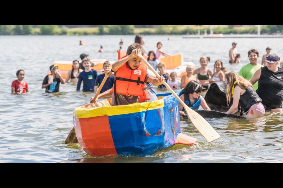 The cardboard boat races at Cold Lake's Aqua days are always a popular draw.