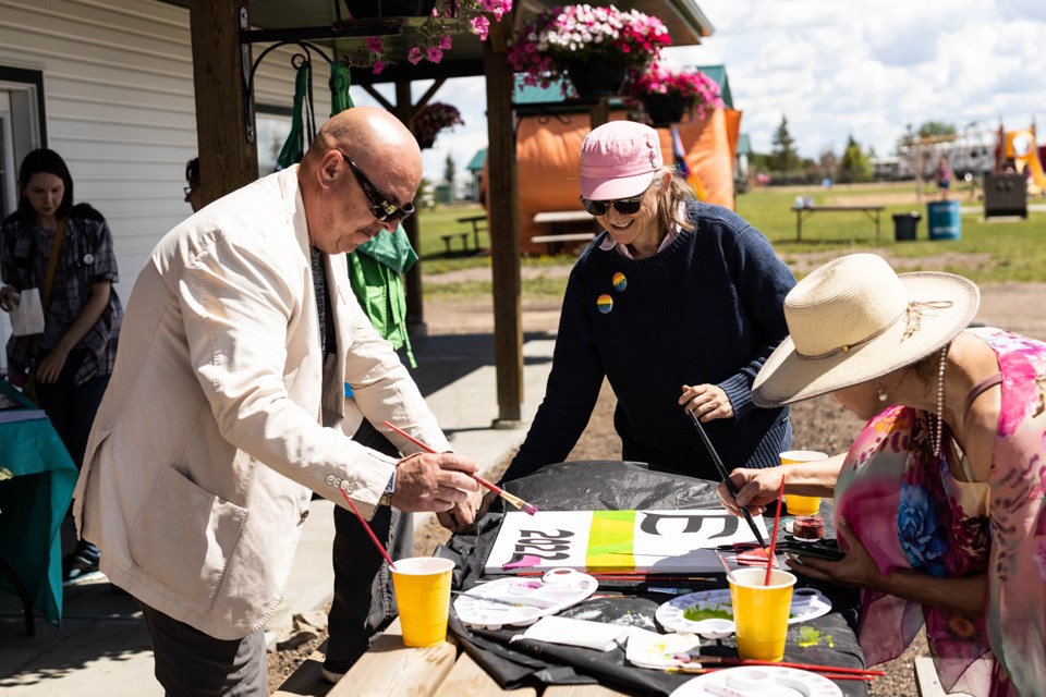 Bonnyville-Cold Lake-St. Paul MLA David Hanson was on hand to take part in Celebrate Pride St. Paul events, June 12.