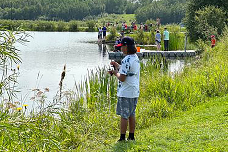 Over 60 children took part in this year's Summer Days fish derby in Lac La Biche.